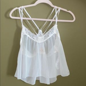 Hollister sheer top